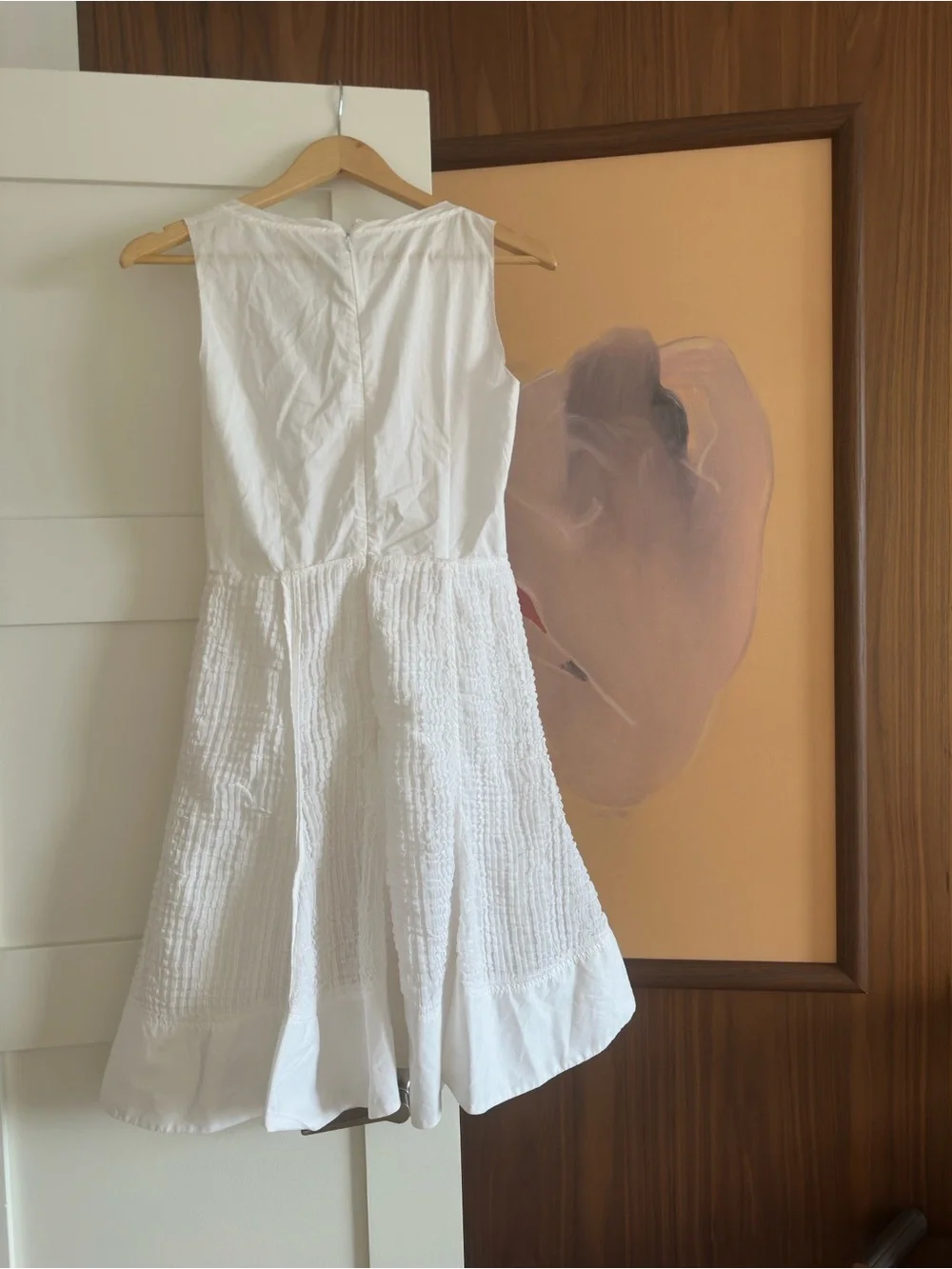 Prada White Textured Sleeveless Mini Dress - Picture 4 of 5